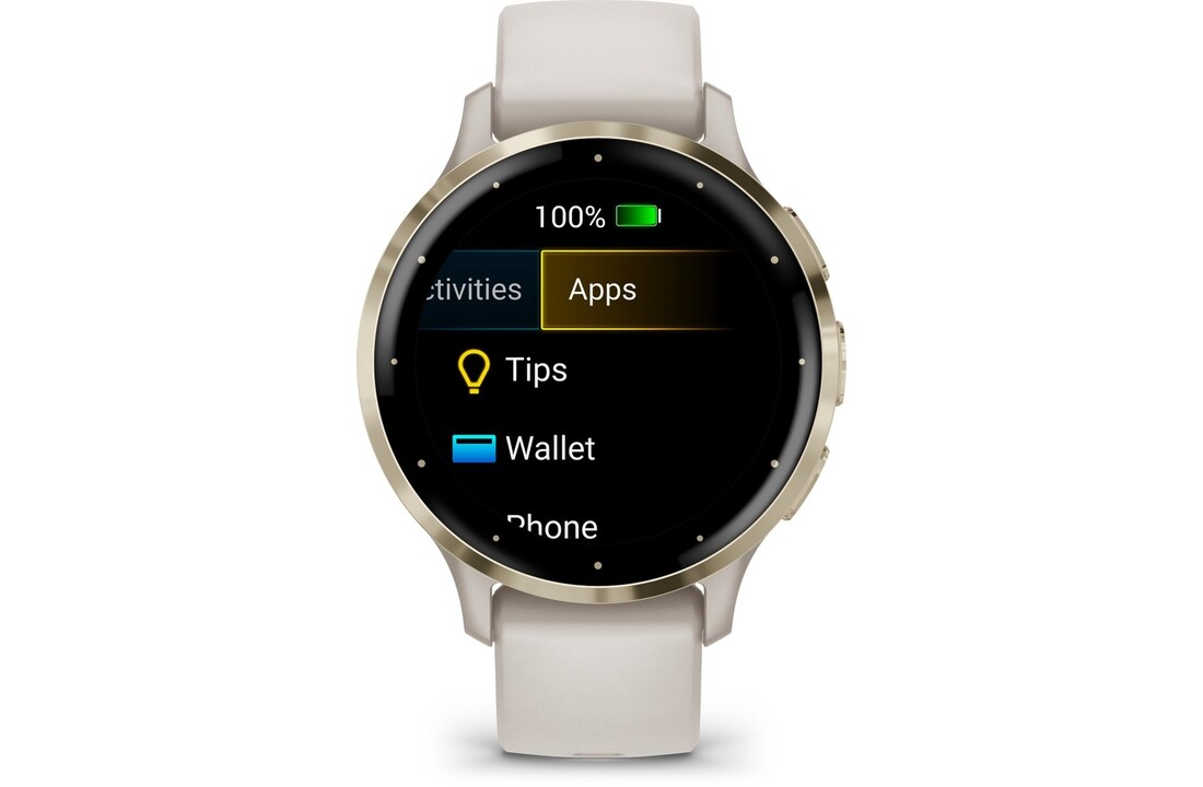 Garmin Venu 3S Goud/Wit - Smartwatch