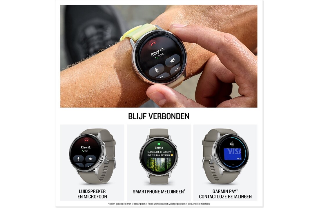 Garmin Venu 4 45mm Zwart - Smartwatch