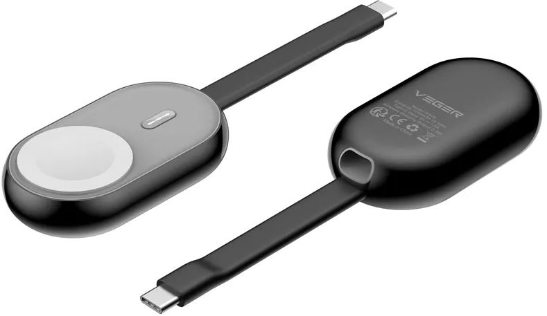 Veger Pomme W0102 1200 mAh voor Apple Watch - Powerbank