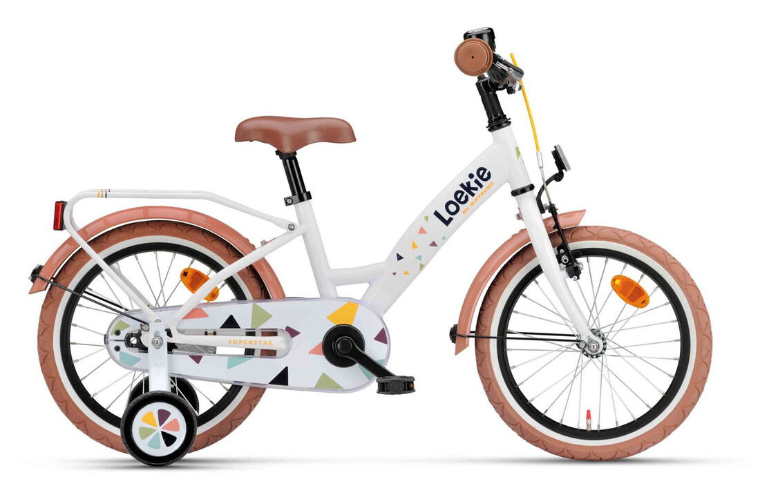 Loekie Superstar 16 inch Terrazzo wit