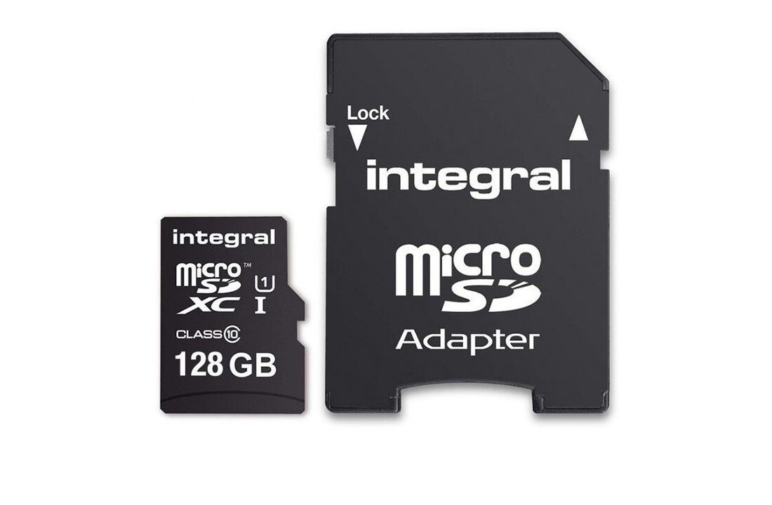 Integral High Speed MicroSDXC 128GB Class 10 - Micro SD kaart