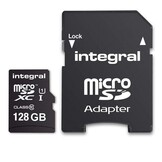 Integral High Speed MicroSDXC 128GB Class 10 - Micro SD kaart