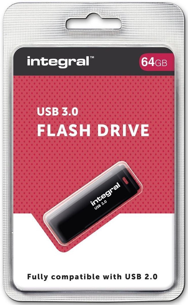 Integral Black USB 3.0 64GB - USB-stick