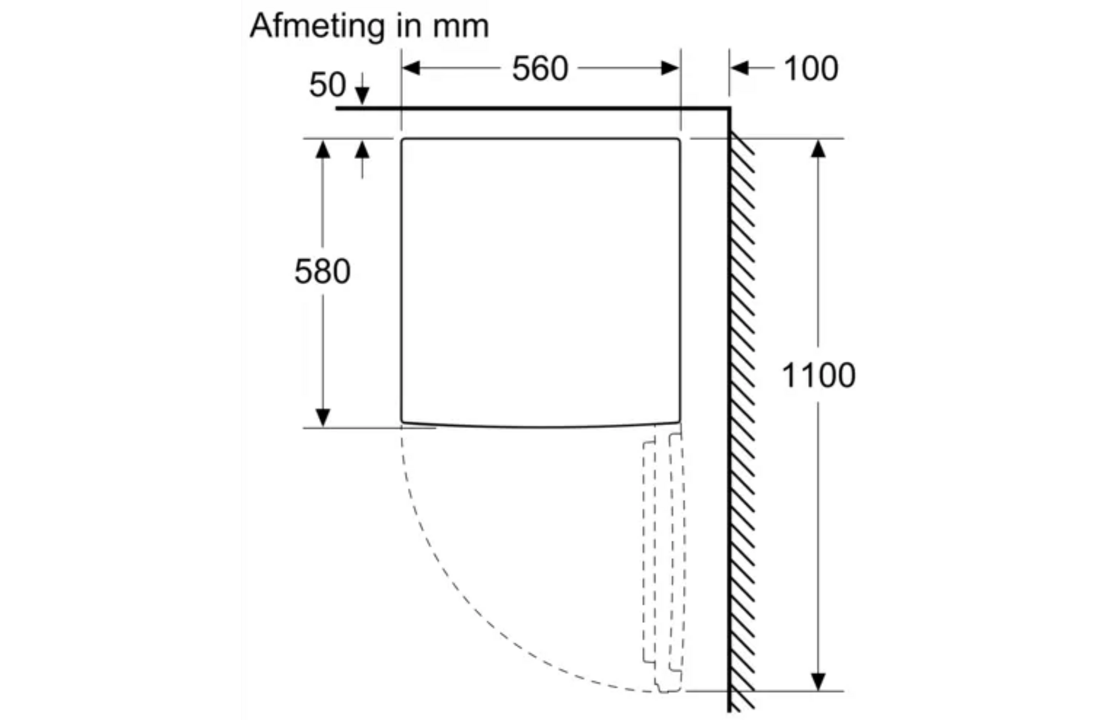 Bosch KTL15NWEA - Tafelmodel koelkast