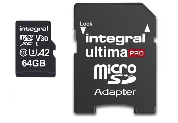 Integral Security MicroSDXC 64GB Class 10 - Micro SD kaart