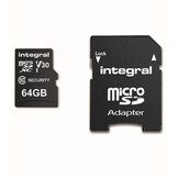 Integral Security MicroSDXC 64GB Class 10 - Micro SD kaart