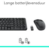Logitech MK220 Wireless Combo - Toetsenbord + muis set