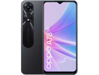 OPPO A78 5G 8GB 128GB Glowing Black - Mobiele telefoon