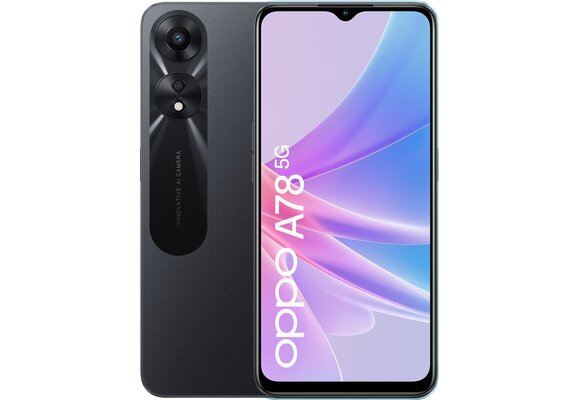 OPPO A78 5G 8GB 128GB Glowing Black - Mobiele telefoon