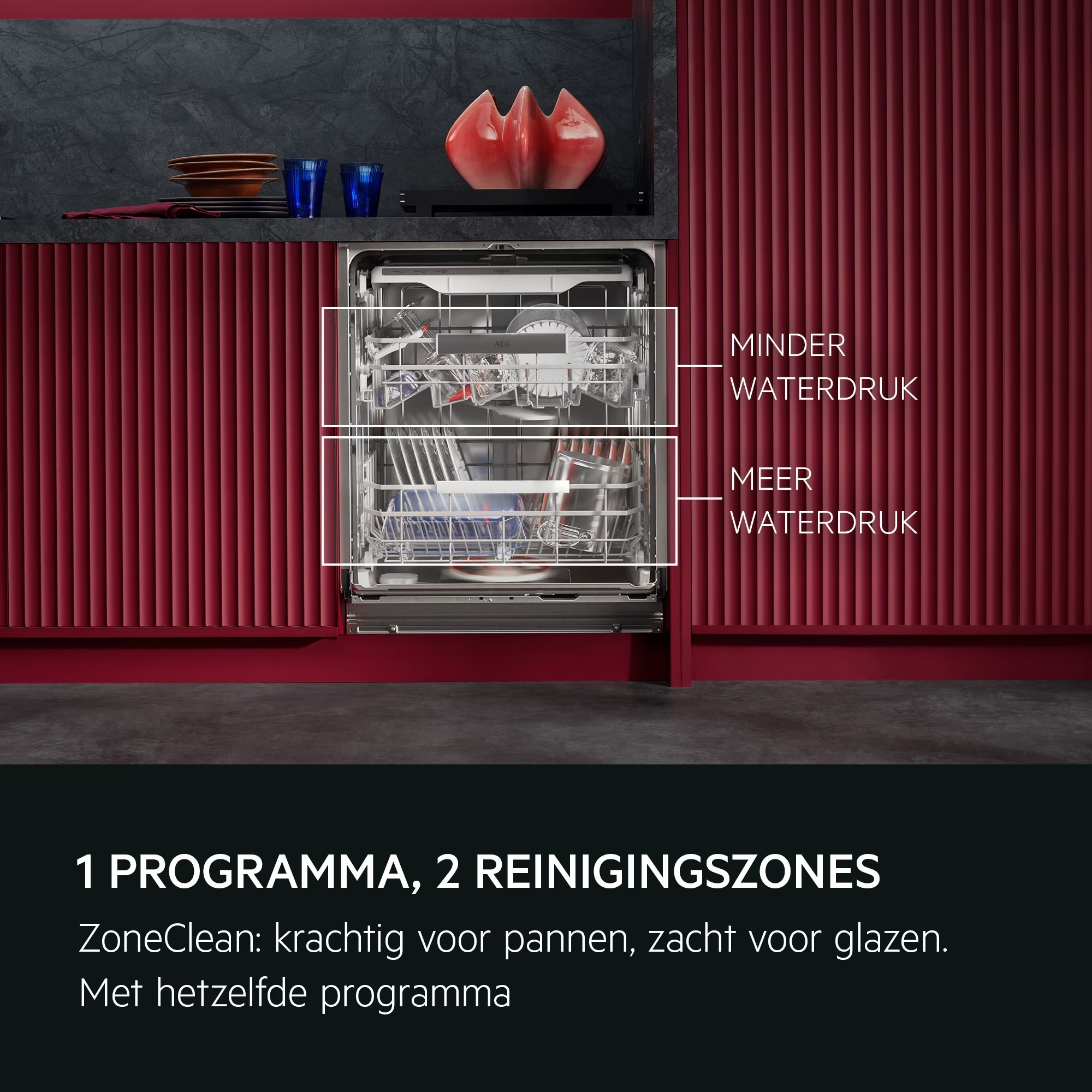 AEG GI82BADEN inbouw vaatwasser.