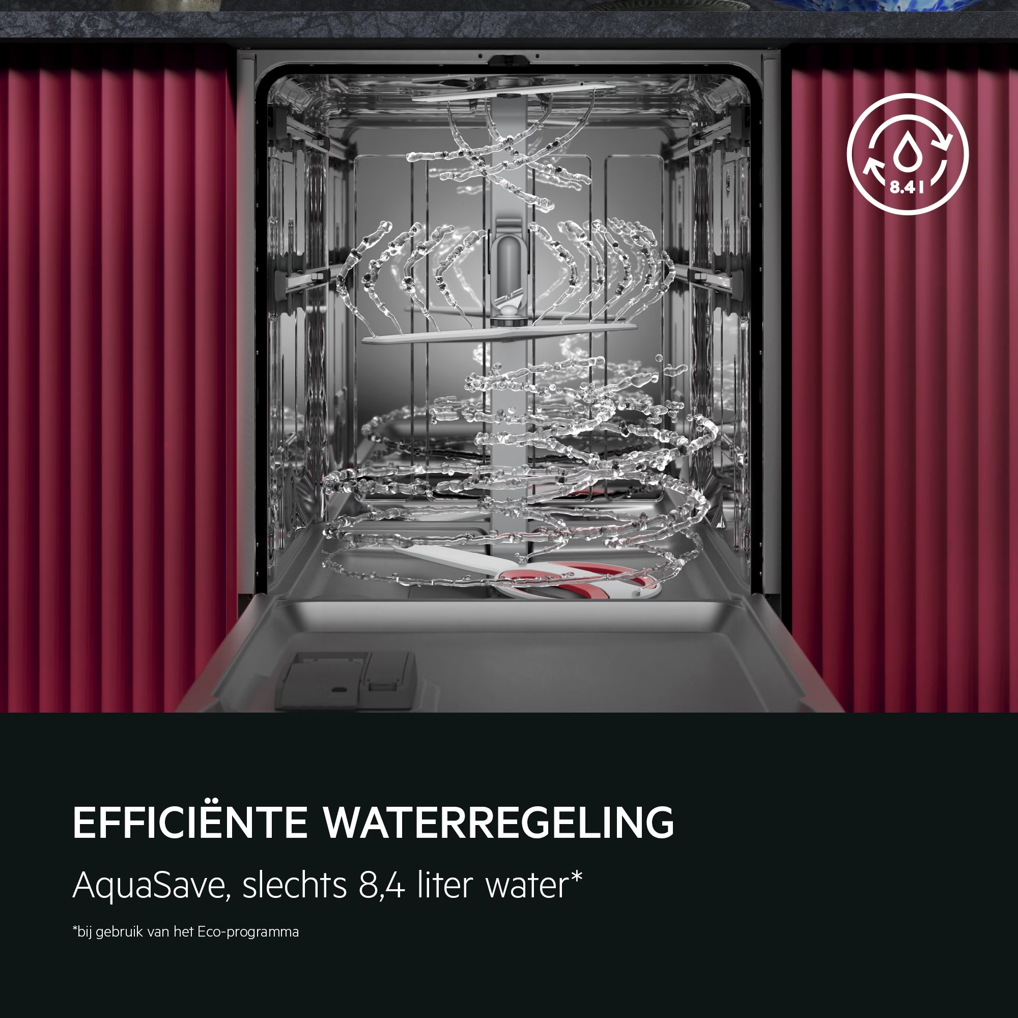 AEG GI82BADEN inbouw vaatwasser.