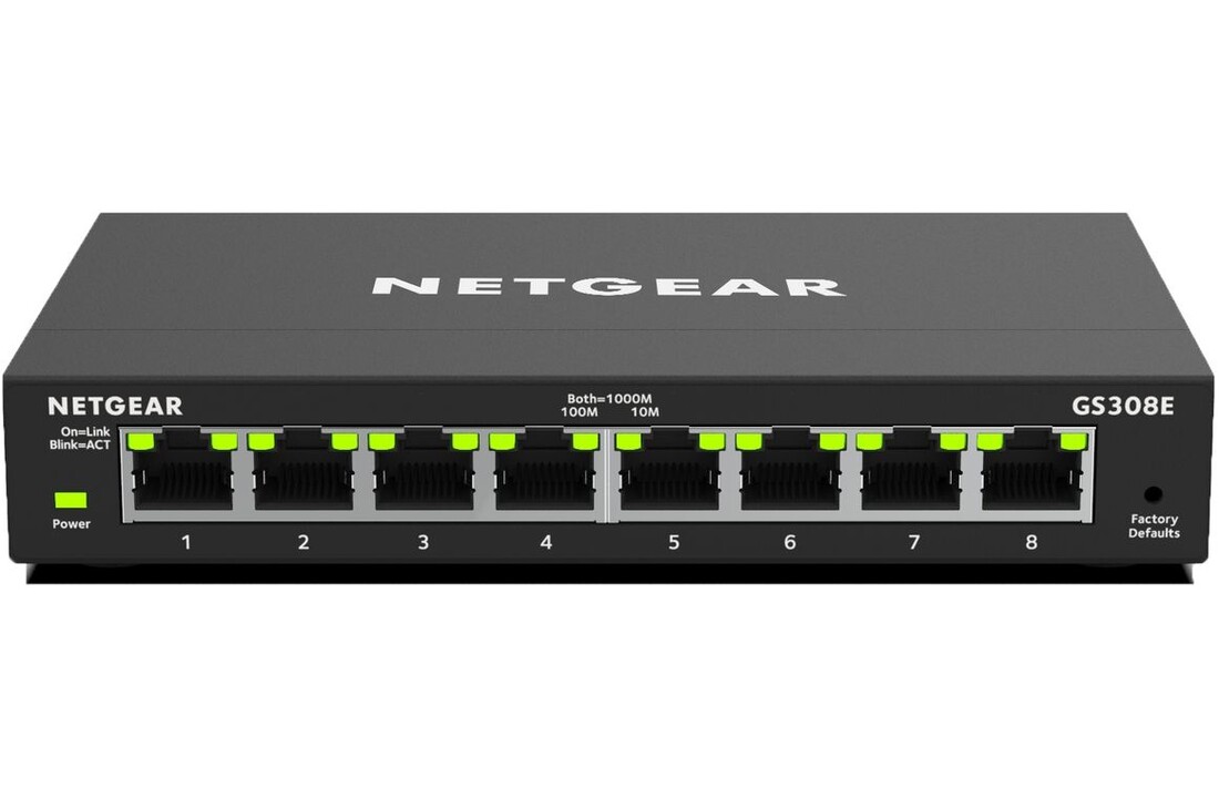 Netgear GS308E-100PES - Netwerk switch