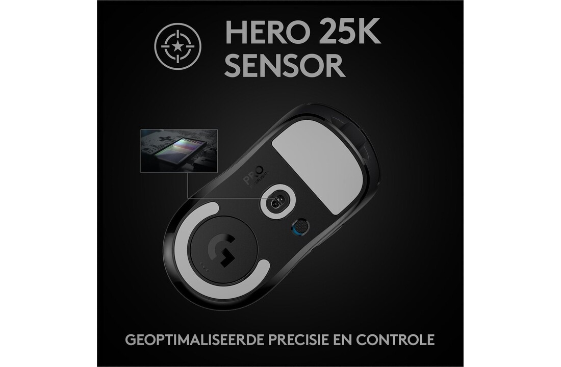 Logitech G Pro X Superlight Zwart - Gaming Muis
