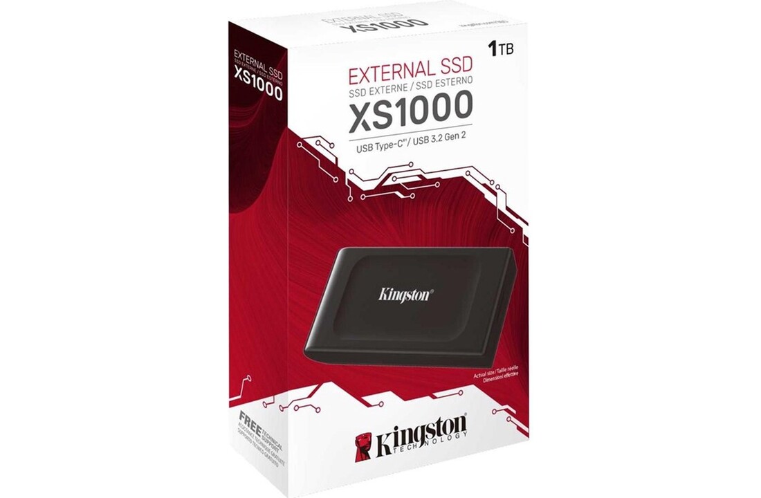 Kingston XS1000 1TB - Externe schijf
