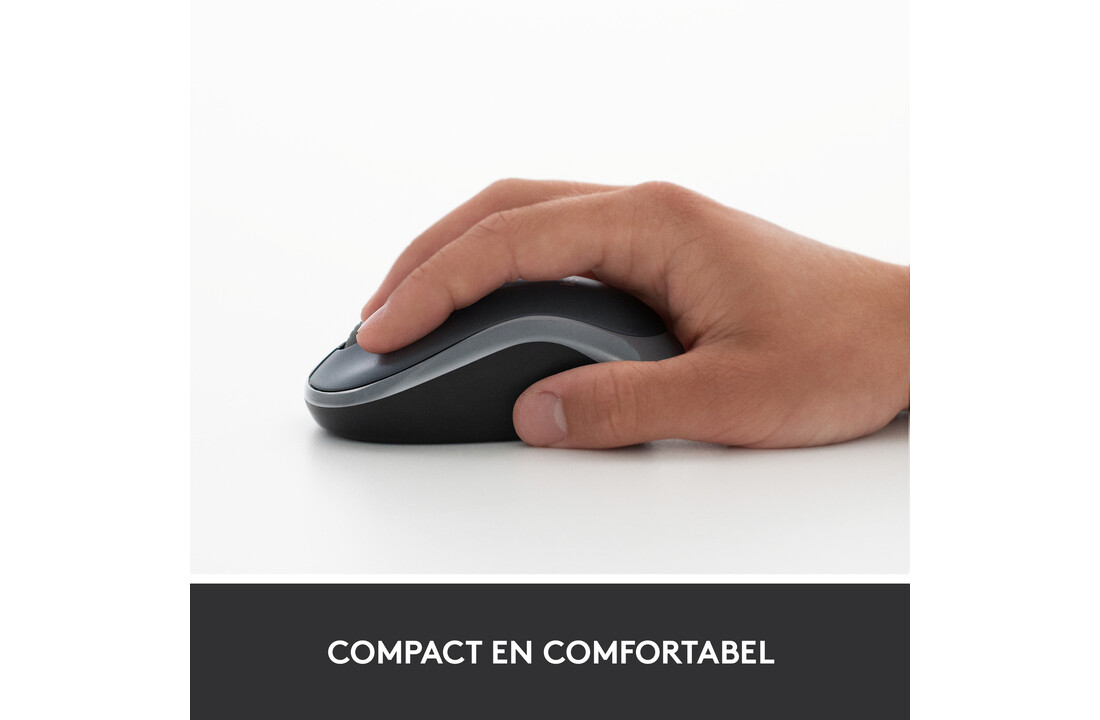 Logitech M185 Grijs - Muis