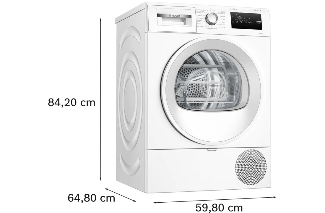 Bosch Serie 4 WTH8520MNL EXCLUSIV - Warmtepompdroger