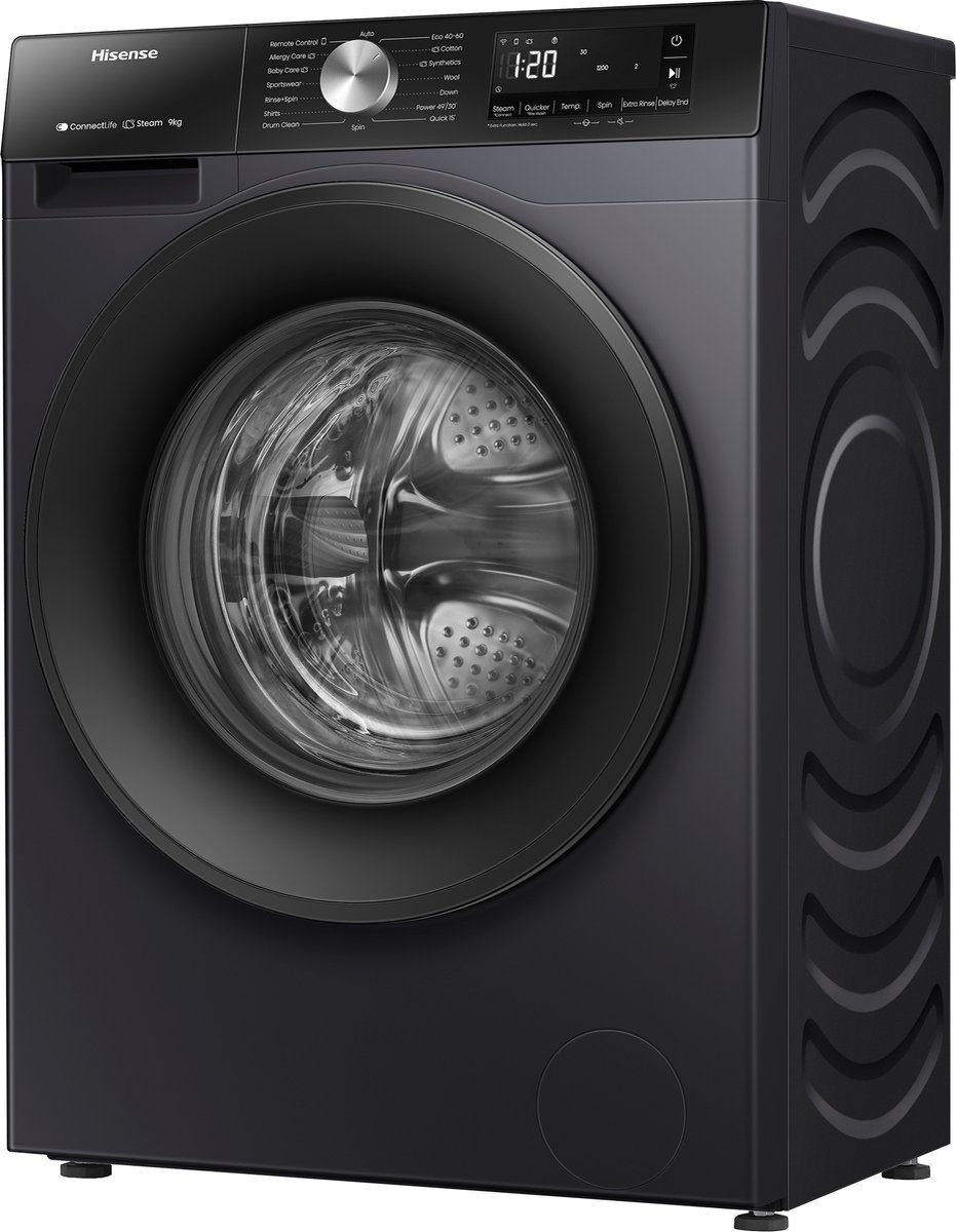 Hisense WF3S9043BB3 - Wasmachine