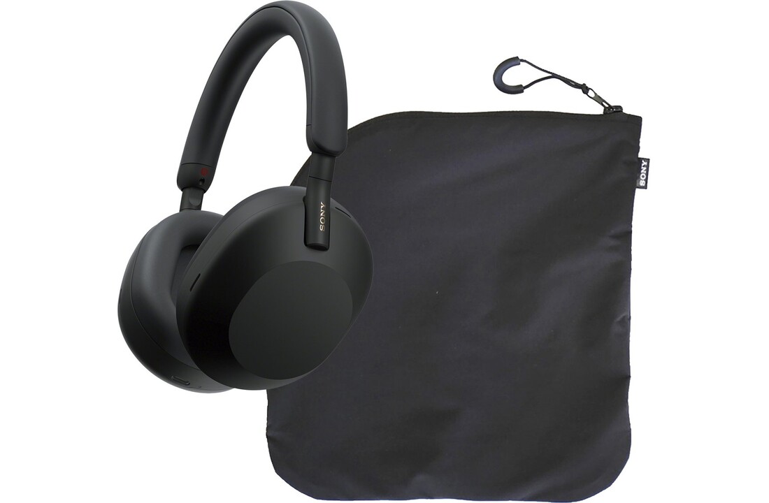 Sony WH-1000XM5SA Zwart incl. SoftCase - Draadloze koptelefoon