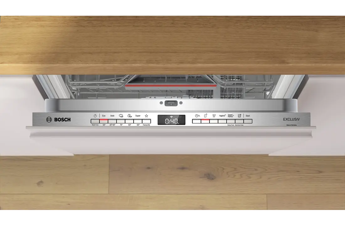 Bosch SBV4EBX33E EXCLUSIV - XXL (extra hoog) Inbouw vaatwasser.