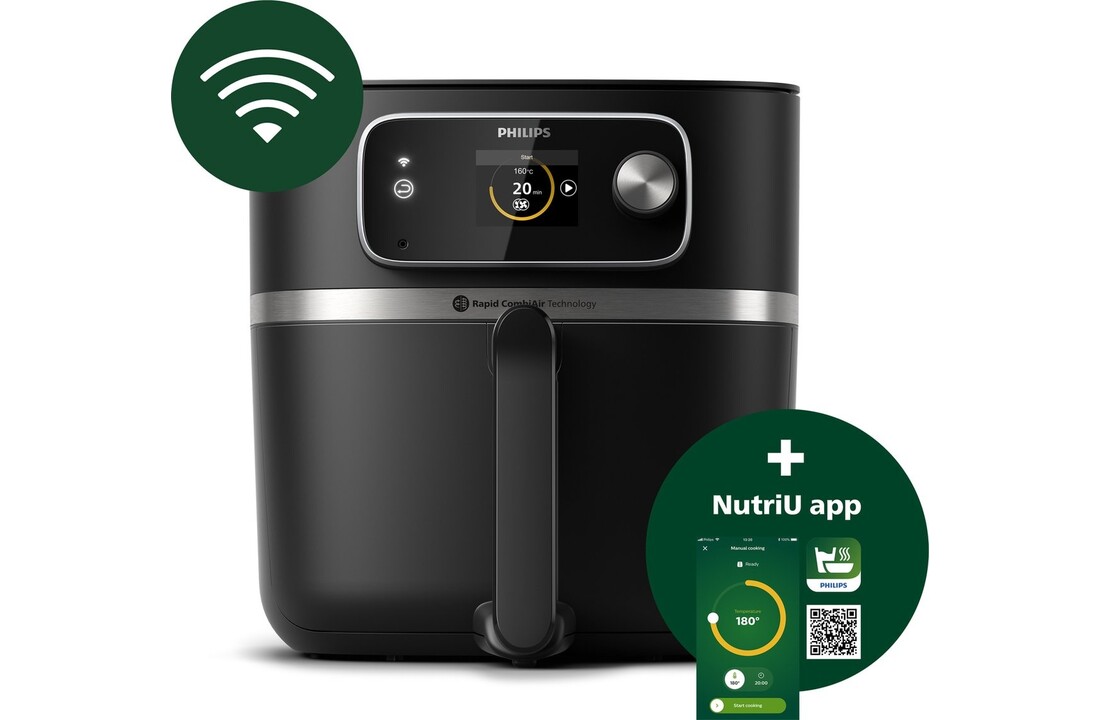 Philips Airfryer Combi XXL Connected HD9876/90 - Hetelucht friteuse