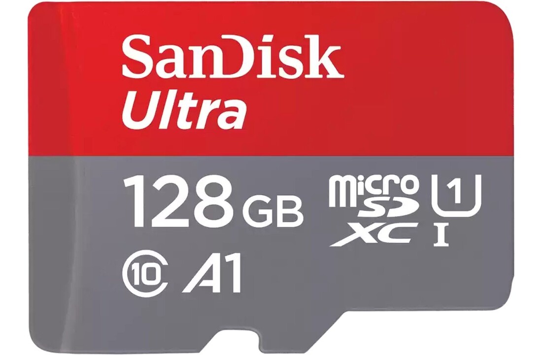 SanDisk Ultra microSDXC 128GB + SD-adapter - Geheugenkaart