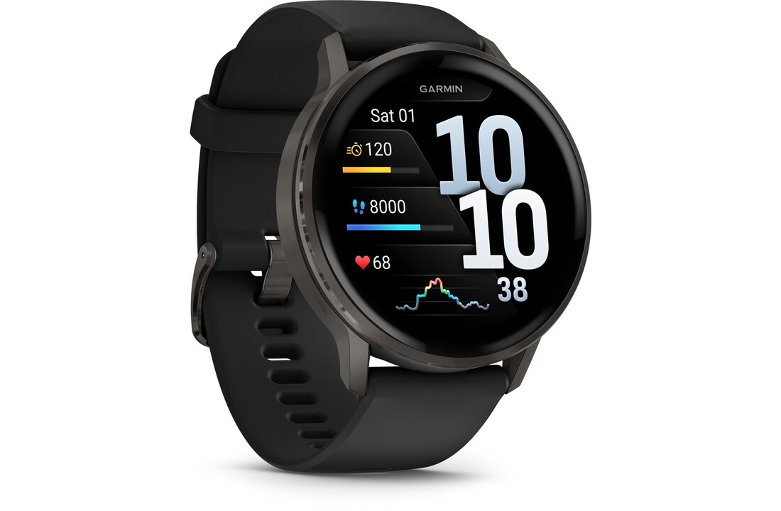 Garmin Venu 4 45mm Zwart - Smartwatch