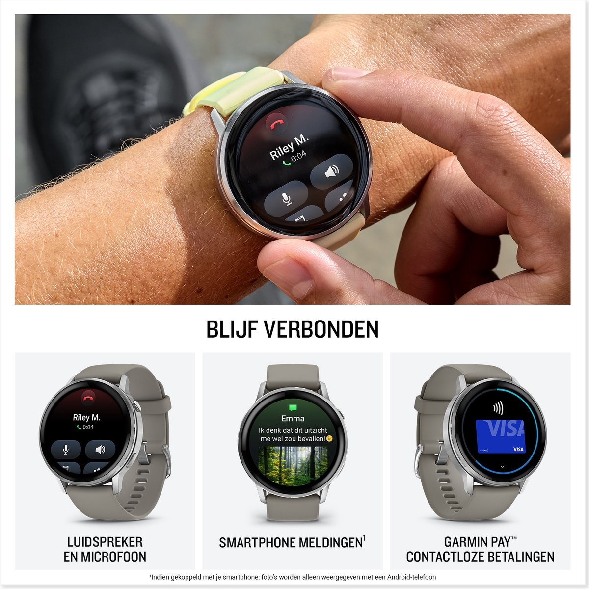 Garmin Venu 4 45mm Zwart - Smartwatch