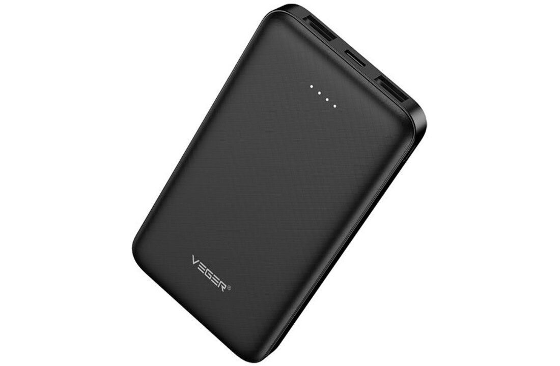 Veger A10 W1065 10.000 mAh Zwart - Powerbank