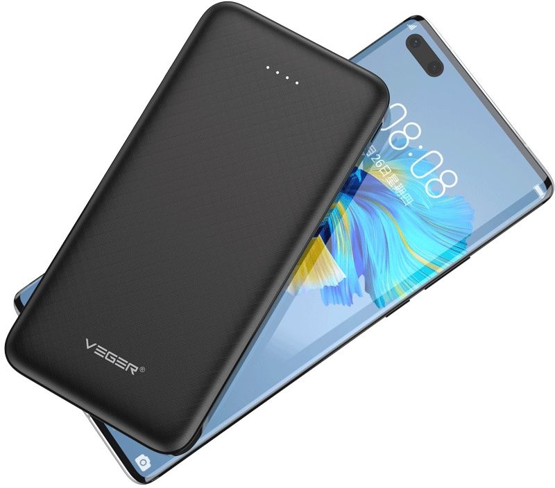 Veger A10 W1065 10.000 mAh Zwart - Powerbank