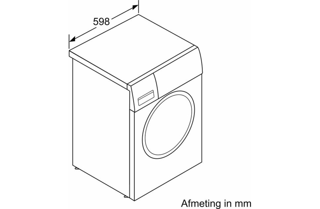 Bosch Serie 2 WGE03408NL - Wasmachine