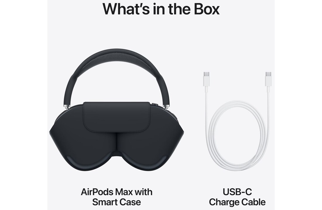 Apple AirPods Max (USB-C) Zwart - Draadloze koptelefoon