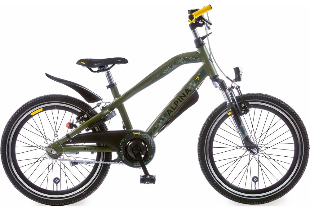 Alpina Trail jongensfiets 22 inch Survival Green Matt