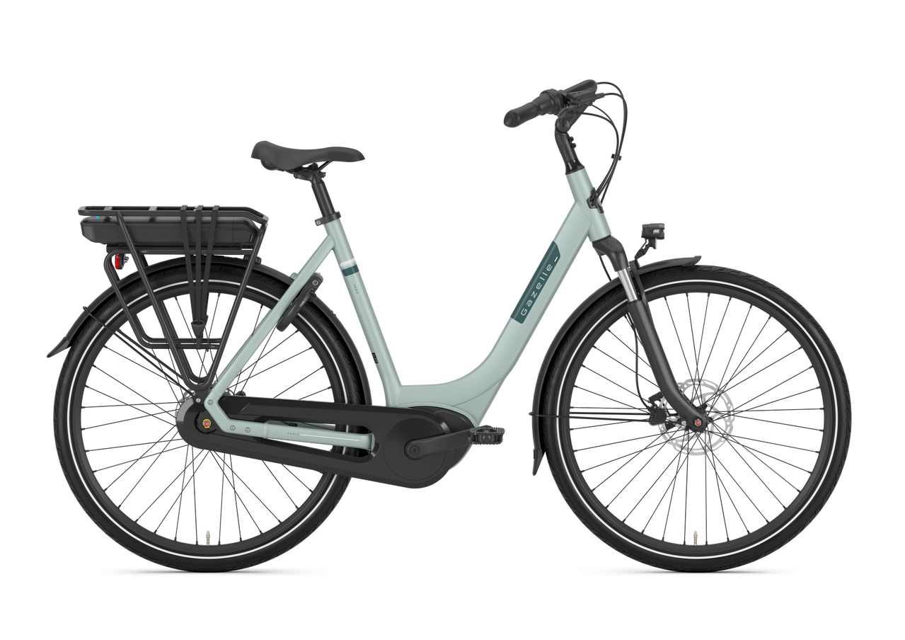 Gazelle Paris C7 HMB S7 400Wh Dames - Light Olive mat