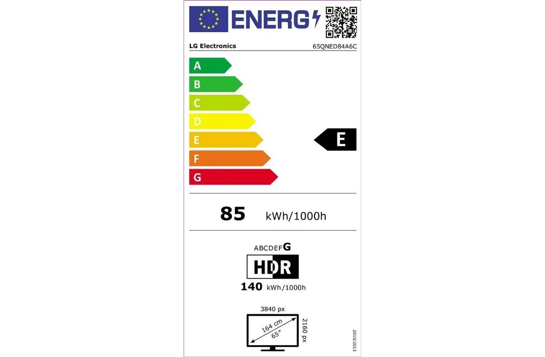 LG 65QNED84A6C (2025) - QNED TV
