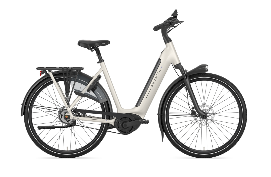 Gazelle Grenoble 3.0 C5 HMB S5 Dames - Ivory White (mat)