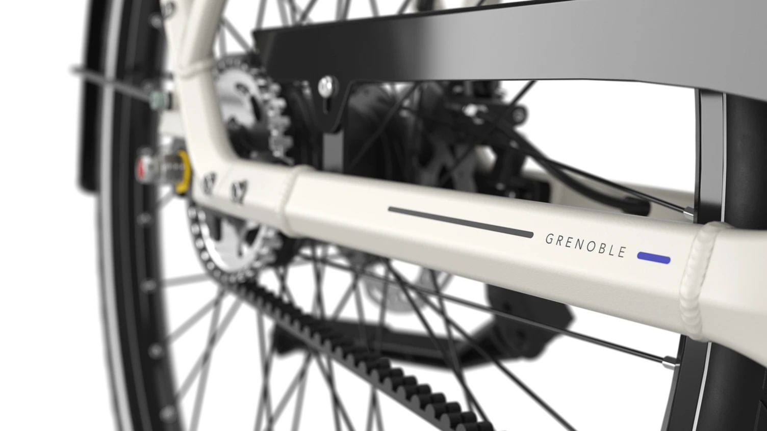 Gazelle Grenoble 3.0 C5 HMB S5 Dames - Ivory White (mat)