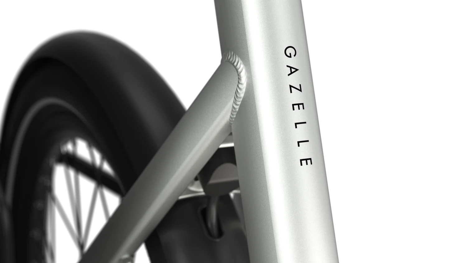 Gazelle Cayo C310 SE - 430 Wh Dames - Pebble Grey (mat)