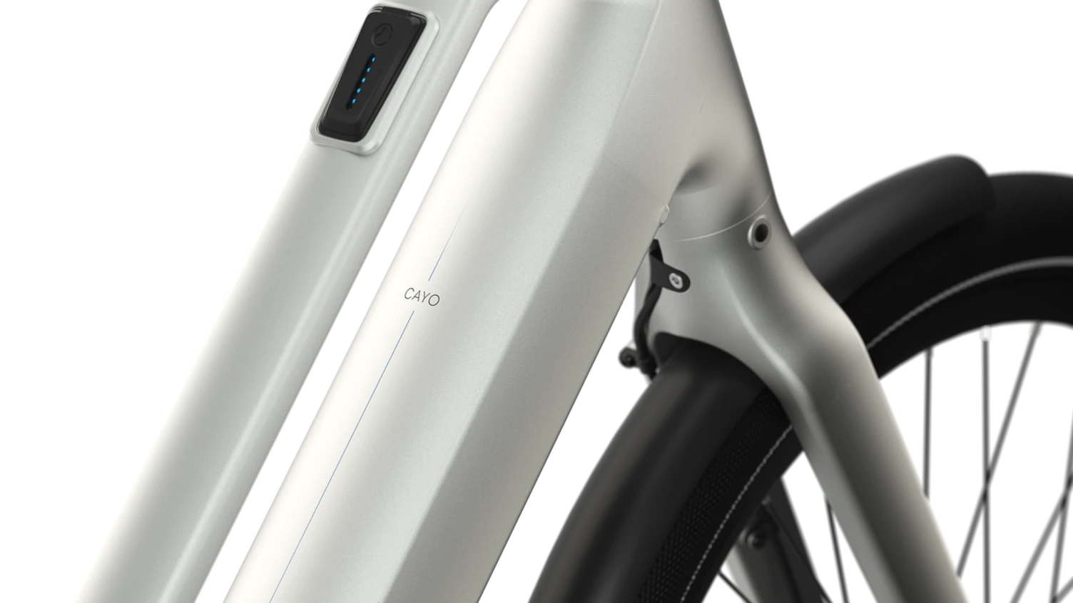 Gazelle Cayo C310 SE - 430 Wh Dames - Pebble Grey (mat)