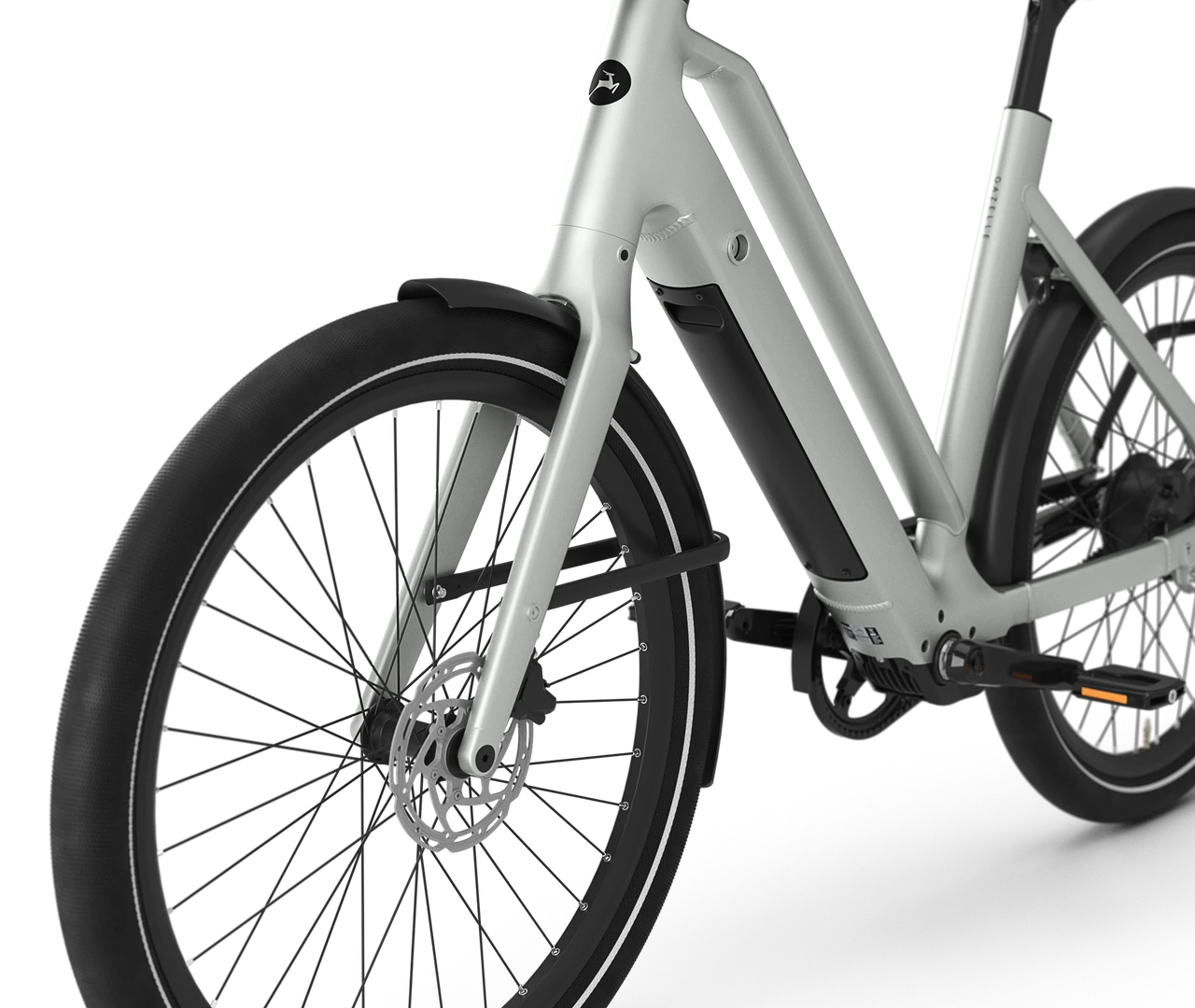 Gazelle Cayo C310 SE - 430 Wh Dames - Pebble Grey (mat)