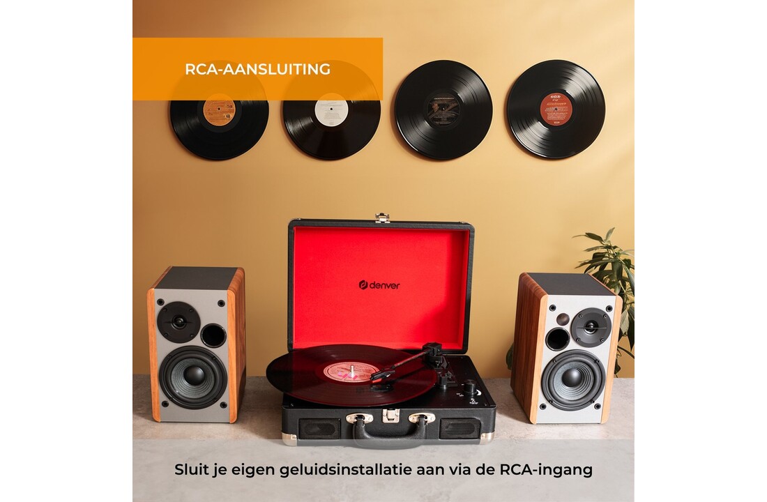 Denver VPL-120 Zwart - Platenspeler