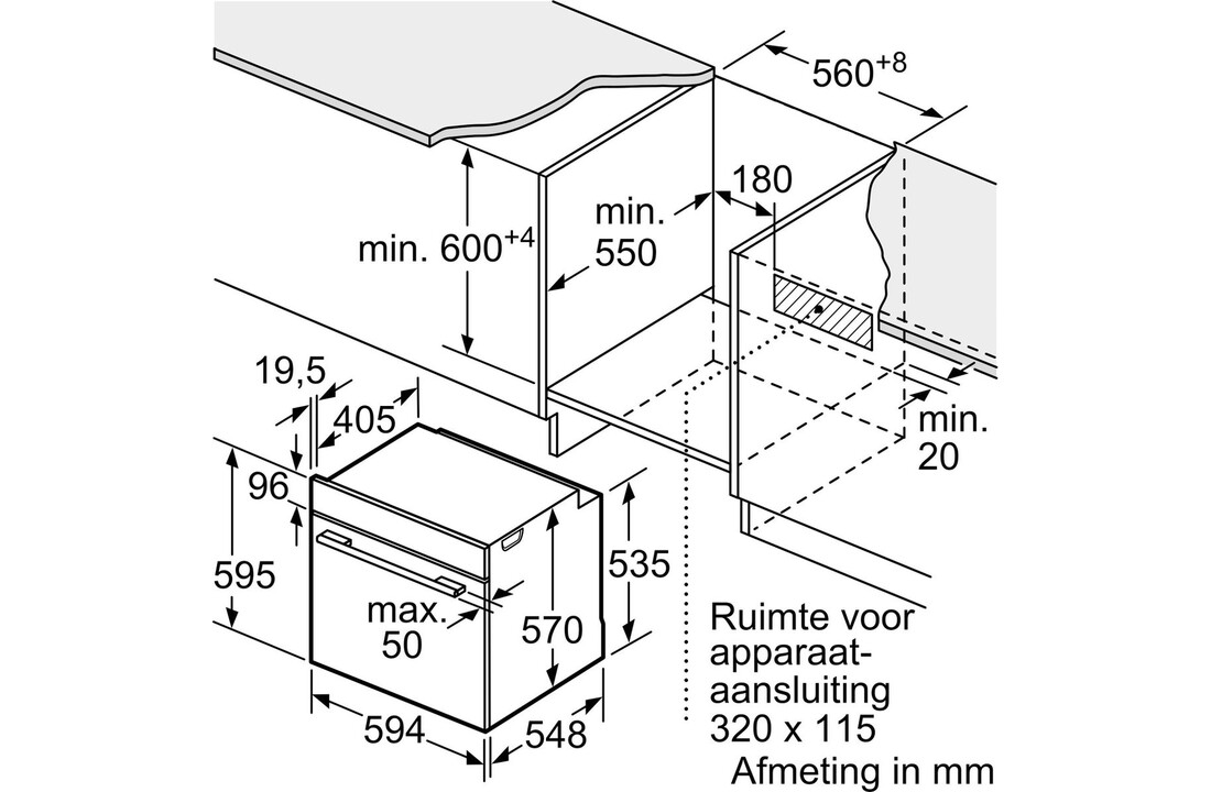 Bosch HBA572BB3F - Inbouw oven