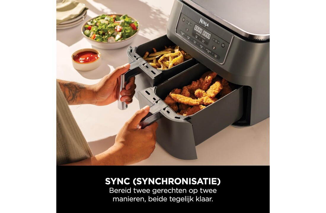 Ninja Dual Zone DZ300EU - Hetelucht friteuse