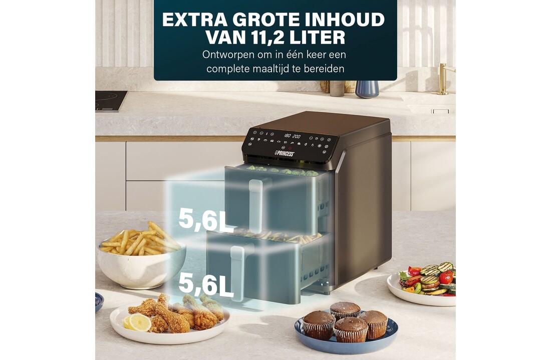 Princess 182278 Stack - Hetelucht friteuse