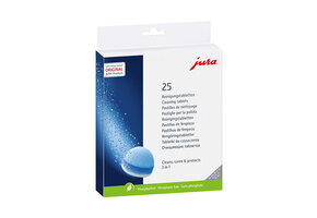Jura 3 in 1 reinigingstablet - 25 stuks.