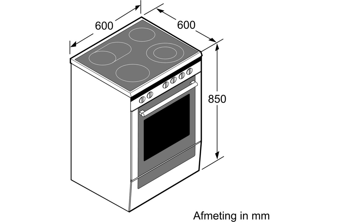 Siemens HK9R3A250  - Keramisch fornuis