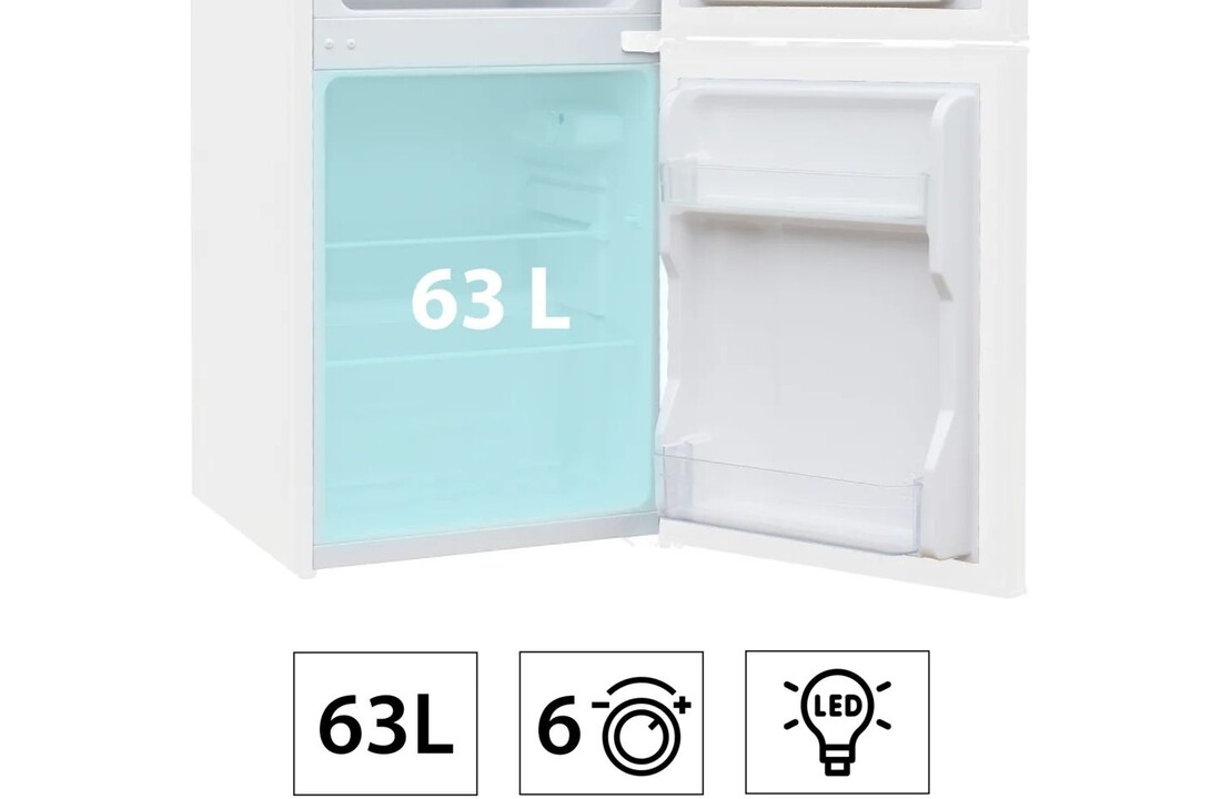 Manta MM545DWH - Koel-vriescombinatie