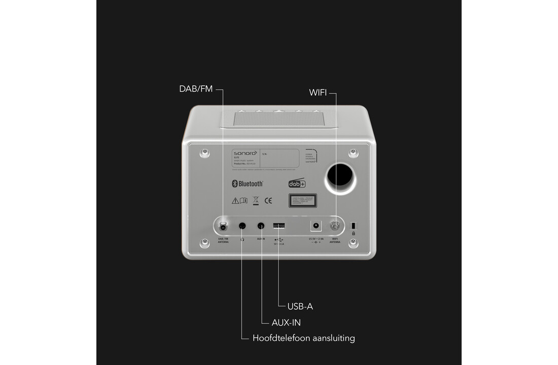 Sonoro RELAX X Zilver - Radio