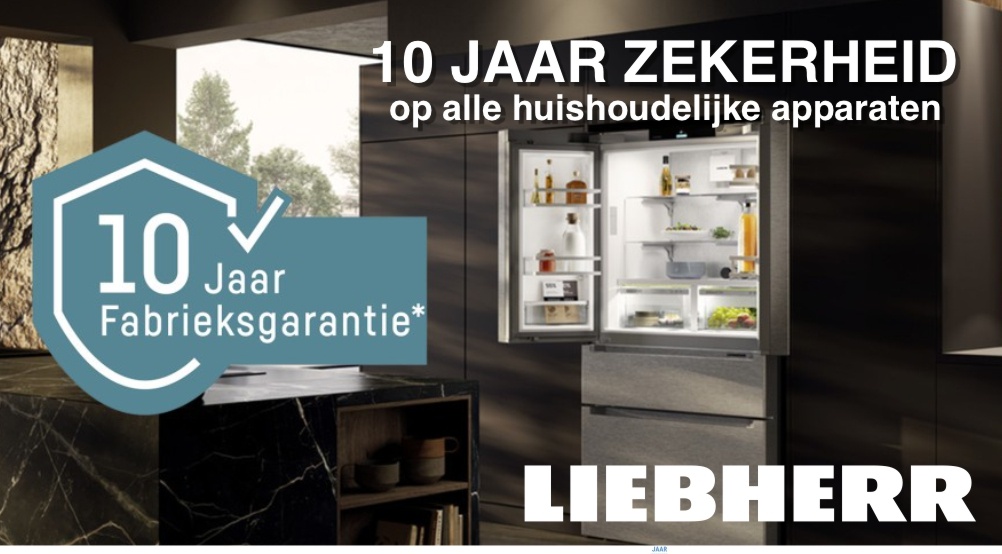Liebherr actie: 10 jaar fabrieksgarantie van Liebherr