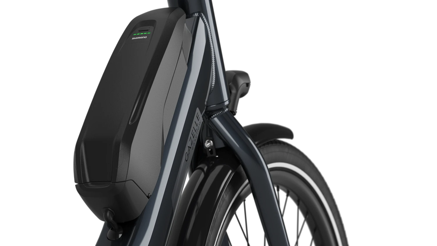 Gazelle Easyflow C8 HMS  418W Dames  - anthracite grey (glans).