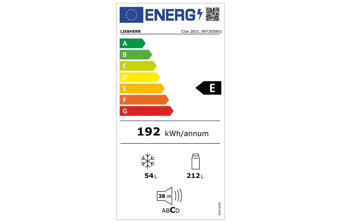 Liebherr CUe 2831-26 - Koel-vriescombinatie.